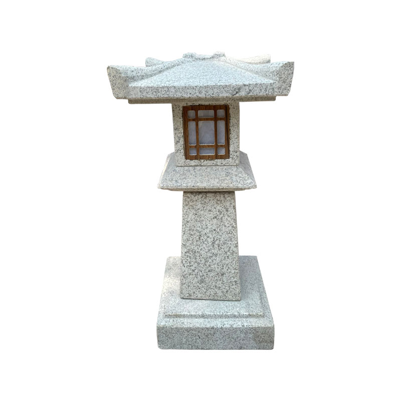  石灯笼中式日式石材灯庭院室外青石塔石雕摆件别墅院子装饰新款